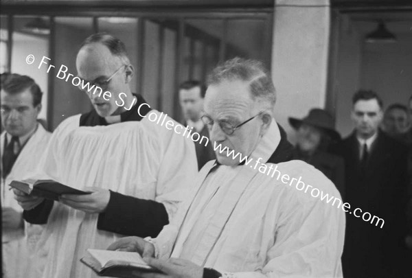 MOUNTMELLICK PRODUCTS LTD:V.REV FR.BURBAGE P.P.V.F.& REV.C.O'CONNOR DON.S.J. BLESSING THE FACTORY